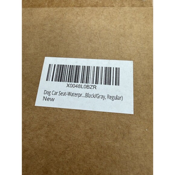 Dog Car Seat Waterproof Booster w Storage Pockets Groom Glove Small Black Gray - Picture 11 of 16